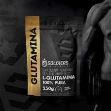 L - Glutamina 250g - 100% Puro Importado - Soldiers Nutrition - Soldiers  Nutrition