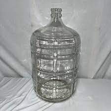 Vintage Clear Glass Jug Water Bottle