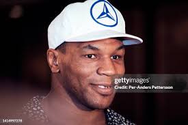 Mike Tyson attends a press conference before a fight against against...  News Photo