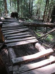 Allow trails to meander from one interpretive point to the next. Boogie Man Trail Day 2 Building A Ladder Bridge North Shore Mountain Bike Association