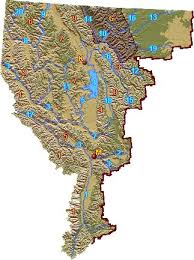 The judith mountains are a small island mountain range that lies just northeast of lewistown, mt. Northwest Montana Relief Map Go Northwest A Travel Guide
