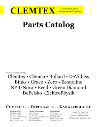 Clemtex Parts Catalog Manualzz Com