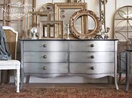 Silver Curved Front Buffet Or Dresser Matching By Noteworthyhome Home Goods Decor Silver Painted Furniture Home Decor