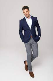 Ein sakko ist ein allroundtalent. Businessklassiker Mit Aktuellen Details Sakko Hose Und Hemd Nach Mass Business Casual Men Mens Outfits Mens Fashion Trends