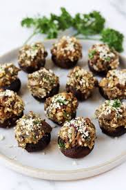 The Best Healthy Vegetarian Stuffed Mushrooms Daisybeet