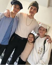 New From Victoria Beckham Released A Pic Of Her Children The Beckham Family David And Victoria Beckham Harper Beckham