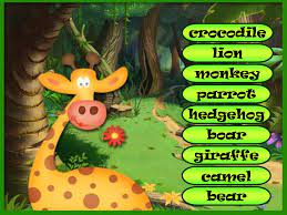 Monkeys like to eat bananas? Wild Animals Online Presentation