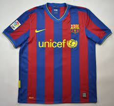 Barcelona kits, fc barcelona clothing shop. 2009 10 Fc Barcelona Shirt M Football Soccer European Clubs Spanish Clubs Fc Barcelona Classic Shirts Com