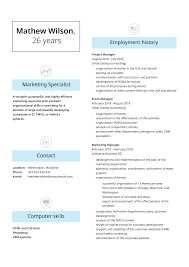 ascii resume plain text resume
