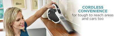 The black+decker cordless lithium ion hand vacuum has strong suction to pick up dirt and debris from big to small messes. Amazon Com Black Decker Dustbuster Handheld Vacuum Cordless Powder White Hhvj315jd10