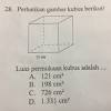 Langkah pertama harus tahu rumus volume kubus dan volume balok, lalu ma. 1