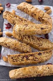 There are 2 variations here: Cherry Almond Biscotti Baked By An Introvert