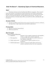 Classification of matters worksheet 2 answers. Classifying Types Of Chemical Reactions Original