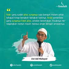 Diary Ustadz Adi Hidayat Home Facebook