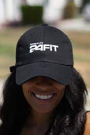 Herbalife 24 Fit Polo Dad Hat Black W Neon Herbalife Herbalife 24 Fit Herbalife 24