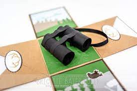 Explosionsbox Fur Den Jager Mediendesign Moser Fernglas Basteln Geschenk Fur Jager Box