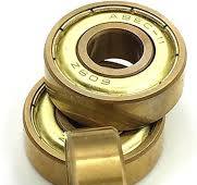 Amazon.com: 16pcs 608zz/627z Gold Skate Bearings Skateboard ...