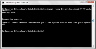 Error Parsing Wsdl The Sytem Cannot Find The Path Specified Stack Overflow