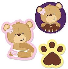 We did not find results for: Amazon Com Big Dot Of Happiness Baby Girl Teddy Bear Diy Shaped Baby Shower Party Cut Outs 24 Count Toys Games