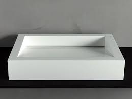 Countertop Corian Washbasin Gap 01 By Rifra Wash Basin Corian Bathroom Furniture Design