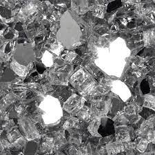 Broken tempered glass for fire pit. Reflective Blended Broken Style Fire Glass Rock For Fireplace And Fire Pit 10 Pound Bag Vivid Heat Vibrant Luster 1 2tropical Blue Premium Blend Medium Patio Lawn Garden Outdoor Heating Fcteutonia05 De