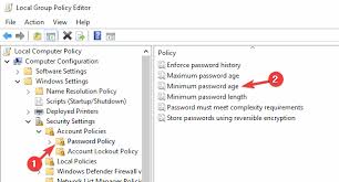 This article will tell you how to change the password policy in windows 10/8/7 using either local you might have seen on certain websites that for registering, you will have to enter a password that. Full Fix Unable To Update The Password Message On Windows 10