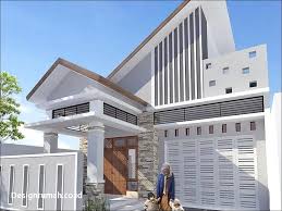 Karena bentuk desainnya yang unik, sehingga atap tersebut jadi tampak tampil beda diantara model atap pada umumnya di negara kita. Desain Rumah Minimalis Atap Miring Ke Belakang Wild Country Fine Arts