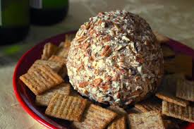 Simply mix cream cheese, sharp cheddar, green apple, nutmeg and caramel; Holiday Cheese Ball Recipe Hgtv