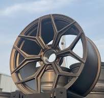 Custom Forged Aluminum Alloy Wheel Rims Gold Multi-Spoke 16 ...
