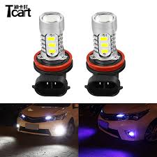 Tcart 2pcs Car Led H11 5730 15smd Fog Lamps Lights Auto Led Bulbs For Toyota Corolla 2008 2017 Car Light Assembly Aliexpress