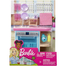 This barbie mattel barbie dream kitchen allows your barbie to have fun while cooking up some good food. Barbie House Barbie Kitchen Set House