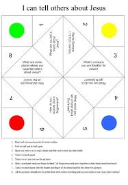 I Can Tell Others About Jesus Cootie Catcher By Renee Gorby Teaching Family Proclamation Cootie Catcher