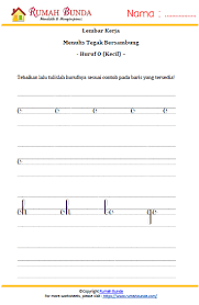 Menulis huruf tegak bersambung f. Soal Anak Tk Menulis