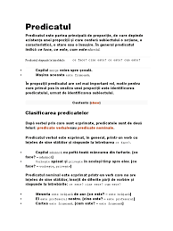 Predicatul verbal arată ceea ce face subiectul și răspunde la întrebările ce se spune despre subiect? 23 Fisa Predicat