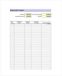 Excel Bill Tracker Bill Tracker Bill Template Spreadsheet Template