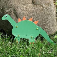 This Thrifty And Fun Paper Craft For Kids Will Spark Their Imagination Paper Dinosaur Dinosaur Crafts Construction Paper Crafts