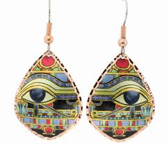 Egyptian Eye Of Horus Birthstone Charm In 9Ct Rose Gold — The Jewel Shop