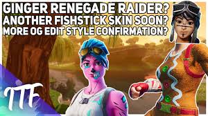 Season 1 item shop returning? Fortnite Leaks Ginger Renegade Raider Skin Confirmed For Chapter 2 Season 5