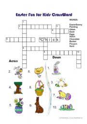 The easter bank holiday is a time for relaxing,. Easter Crosswords Worksheets