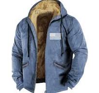 ZRYAZQ Veste Polaire Homme Chaude Doublé Casual Chauffante Sweat A Capuche  Homme Chic Blousons Chasse Manteau Hiver Chaud Bombers Zippé Veste Doublure