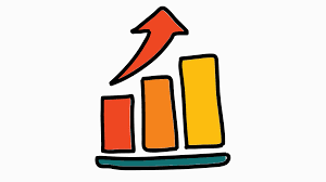 Graph Icon Cartoon Illustration Hand Drawn Animation Transparent