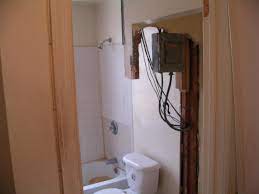A consumer unit, also known as a fuse board or electrical fuse box, distributes electricity from the mains supply to individual circuits around a property. The Fuse Box In The Bathroom The Madpad Apartment Renovation Journal