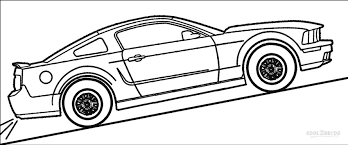 Children will love to paint a variety of pictures of powerful cars, one look of which causes a surge of bright emotions. Printable Mustang Coloring Pages For Kids