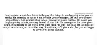 A best friend is someone who understands your past, believes in your future, and accepts you for the way you short friendship quotes. Quotes About Having Guy Friends Quotesgram
