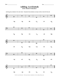 Click play to see a quick overview of the resources in the guide. Theory Worksheet Adding Accidentals