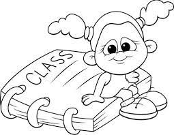 Dibujos De Ninos En La Escuela Para Pintar Imagui Disegni