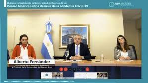 .argentino, alberto fernández, en una rueda de prensa ofrecida tras su encuentro con el mandatario mexicano, andrés manuel lópez obrador (amlo). Alberto Fernandez Lamento Que Solo El Y Amlo Quieran Cambiar El Mundo Clacso