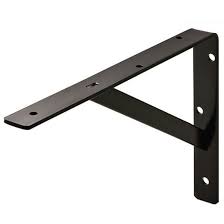 Hafele Super Duty 12 22 Ultimate L Bracket Steel 300mm D 550mm D Black Each Hafele L Brackets Support Brackets