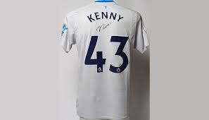 On the memorabilia front, look for fabric of the game , tools of the trade and treasured threads. Worn Poppy Away Game Shirt Signed By Everton Fc S Jonjoe Kenny Charitystars