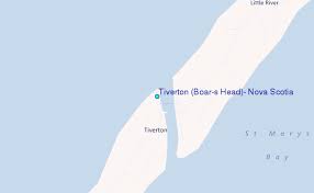 Tiverton Boars Head Nova Scotia Tide Station Location Guide